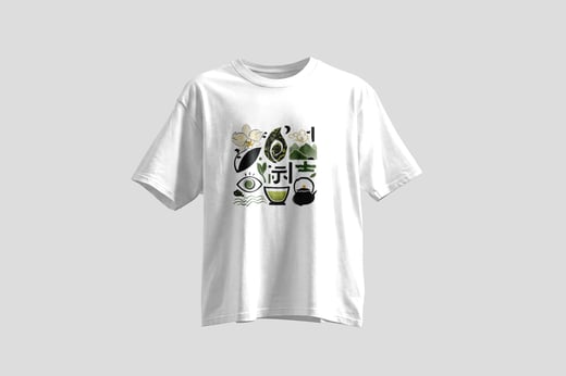 Tee — Floral Tie Guan Yin