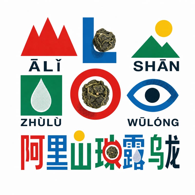 The design — Ālǐshān Zhū Lù Chá
