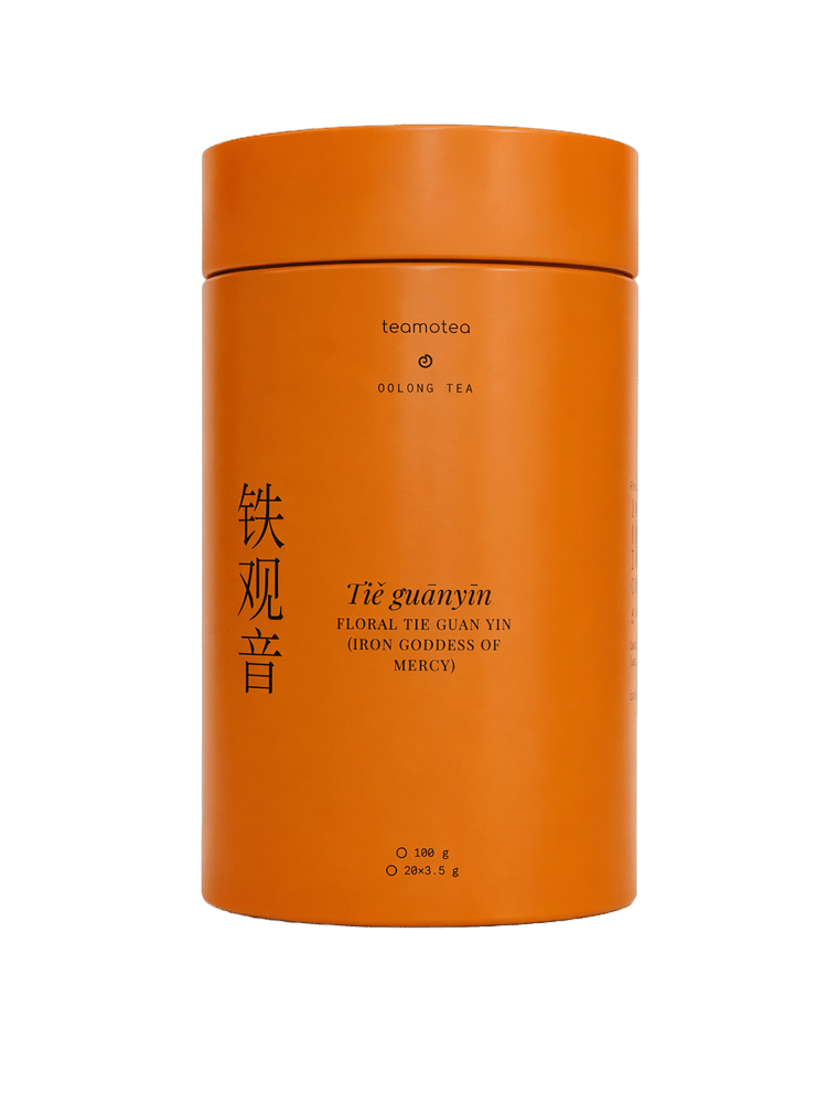The tea itself — Floral Tie Guan Yin